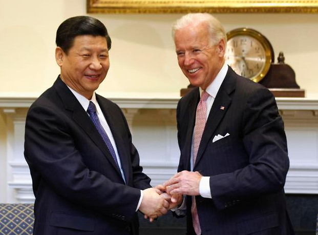 2012년 2월 백악관을 방문한 시진핑 당시 중국 국가부주석과 바이든 당시 미국 부통령(사진=연합뉴스)