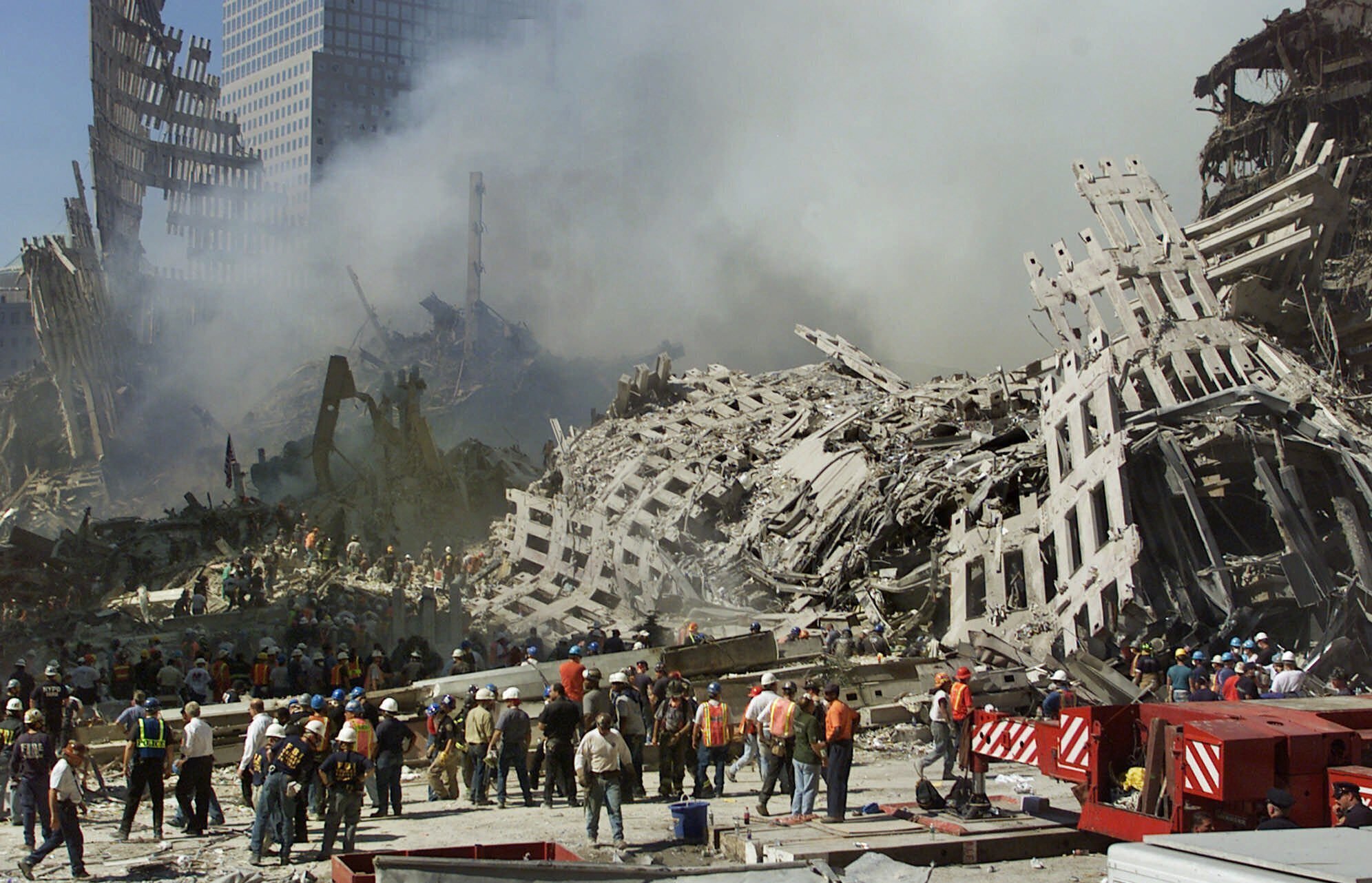 2001년 9·11 테러로 무너진 세계무역센터