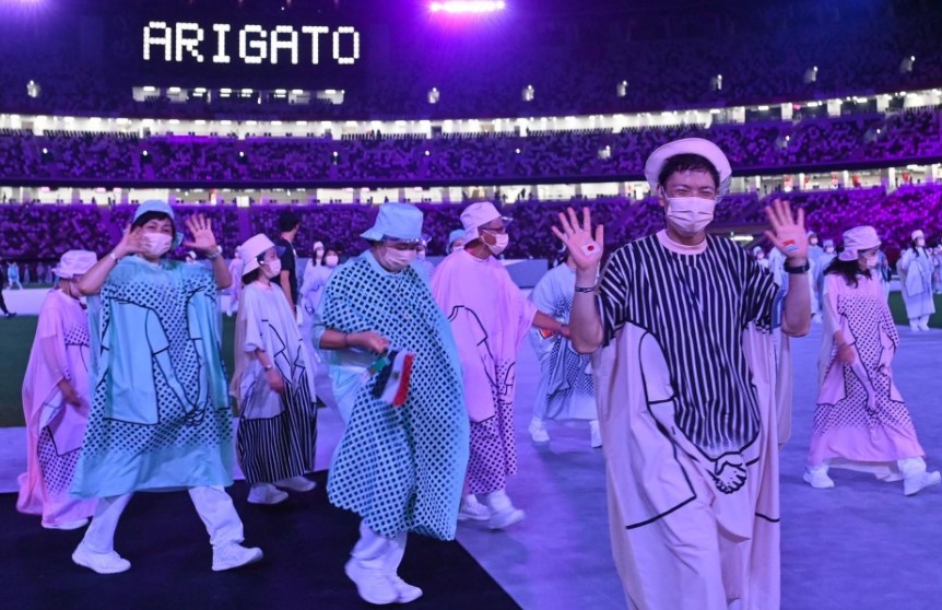 2020 도쿄 하계올림픽 개막식, 폐막식은 초청된 인원만 관람할 수 있었다. (출처: 연합)
