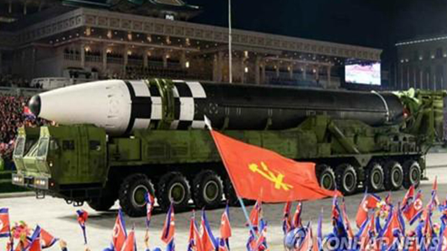 북한이 2020년 10월 열병식에서 공개한 신형 ICBM ‘화성-17형’