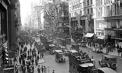 1916년 뉴욕 거리