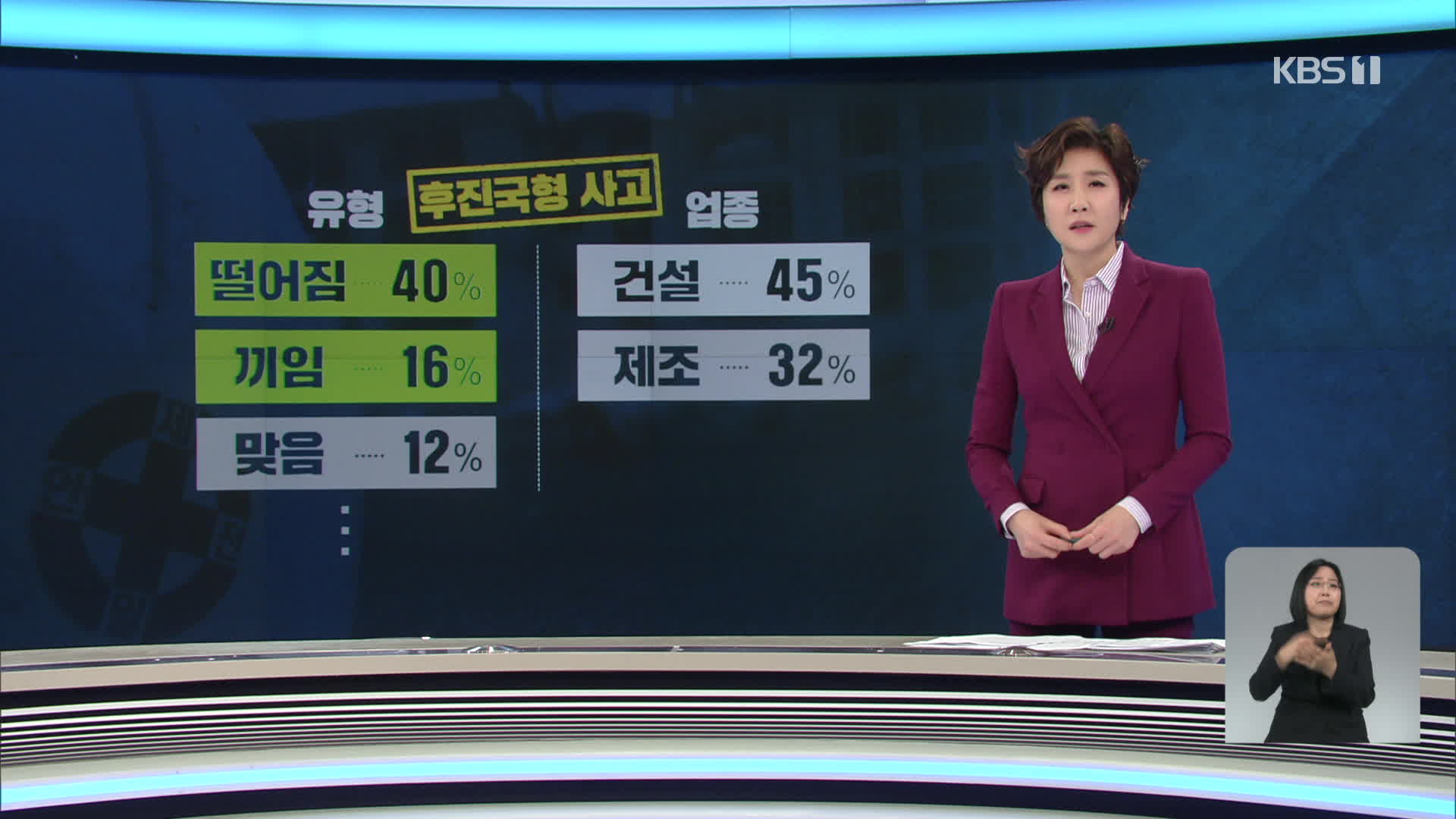 지난 6일 KBS1TV ‘뉴스9’ 방송 화면