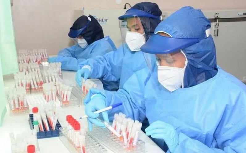 에리트레아의 코로나19 감염 테스트 실험실 (출처: 바이두)