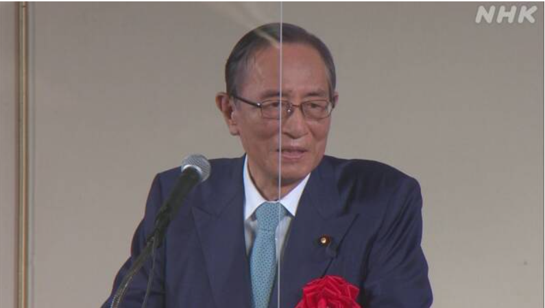 日 잡지 ‘주간문춘’으로부터  성희롱 의혹이 제기된 호소다 히로유키(78세) 일본 중의원 의장 (사진/NHK 홈페이지)
