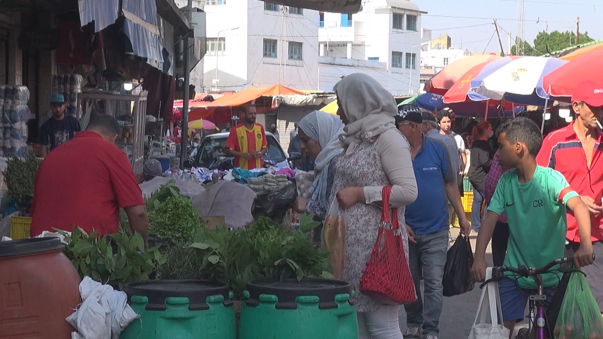 튀니지 시장의 모습