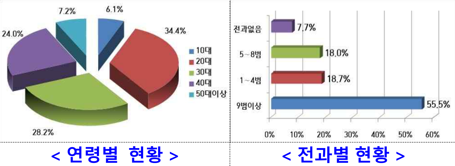 2022년 4월 20일부터 7월 29일까지 검거된 폭력조직 현황 / 경찰청 제공