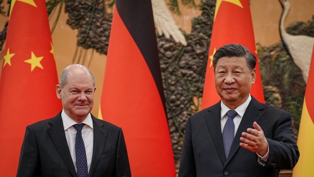 베이징에서 시 주석 만난 숄츠 독일 총리 (출처 : 연합뉴스)