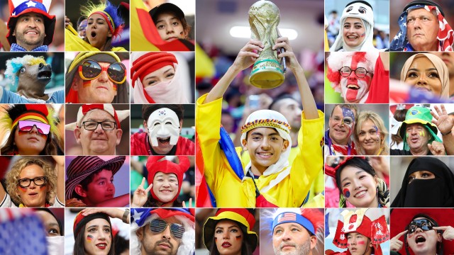 세계 각국 축구 팬들이 월드컵을 보기 위해 모였다 (출처 : 연합뉴스)