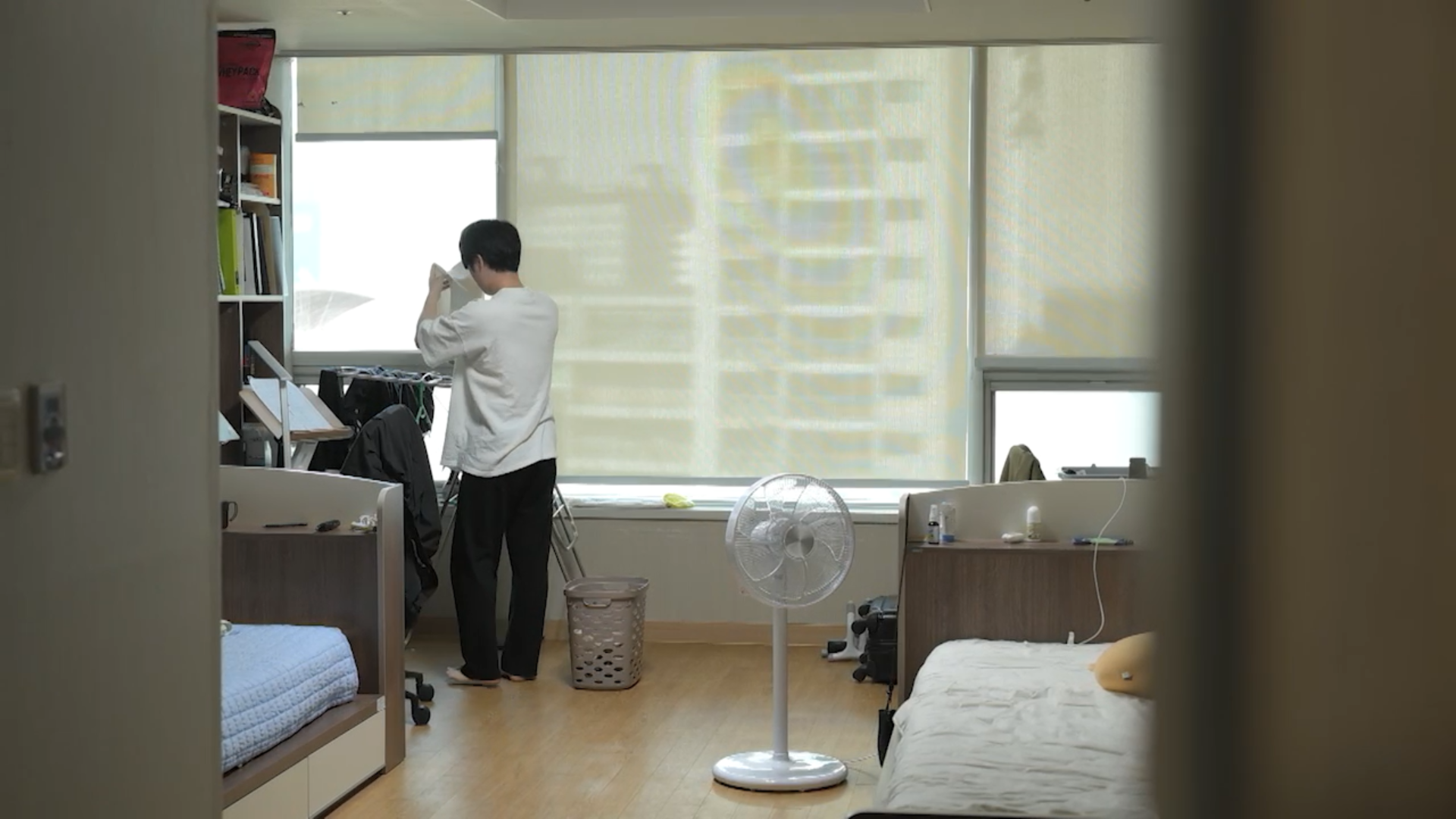 대학 졸업을 앞둔 26살 오종민 씨가 서울에서 살고 있는 기숙사.