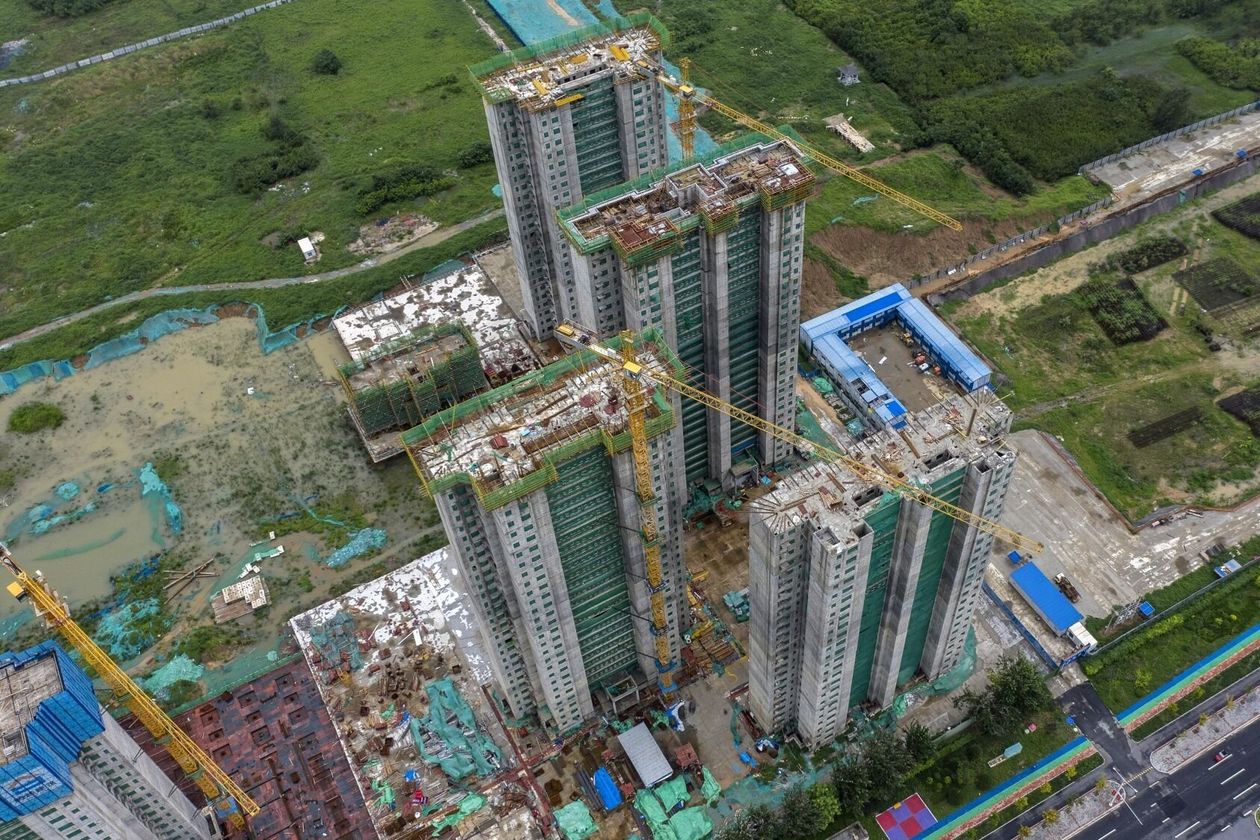 최근 채무불이행(default) 위기에 빠진 중국 대형 부동산 개발업체 비구이위안(碧桂園·컨트리가든)이  개발한 주거용 건물. 출처: 월스트리트저널