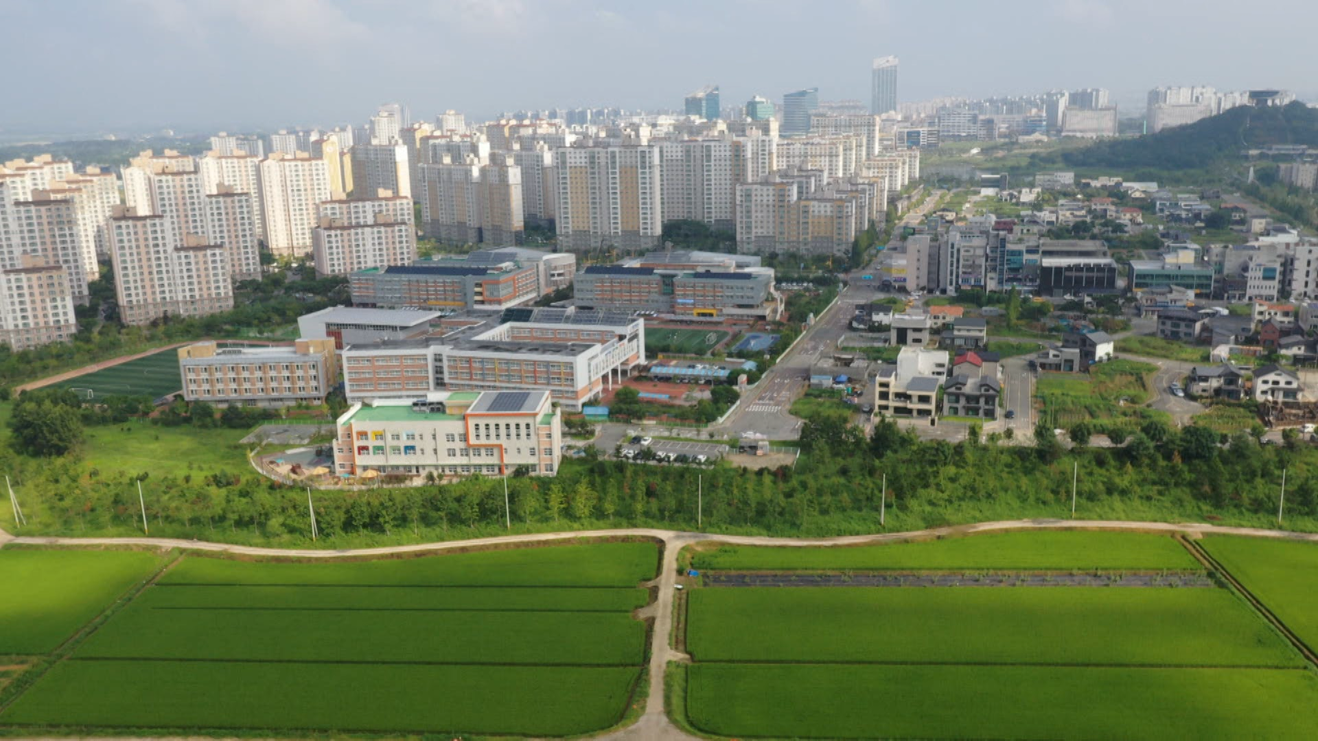 광주 전남 공동혁신도시인 나주 ‘빛가람혁신도시’ 전경