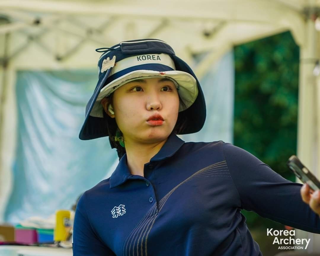올림픽이 열리는 파리에서 현지 적응 훈련 중인 남수현 선수.  사진 : 대한양궁협회