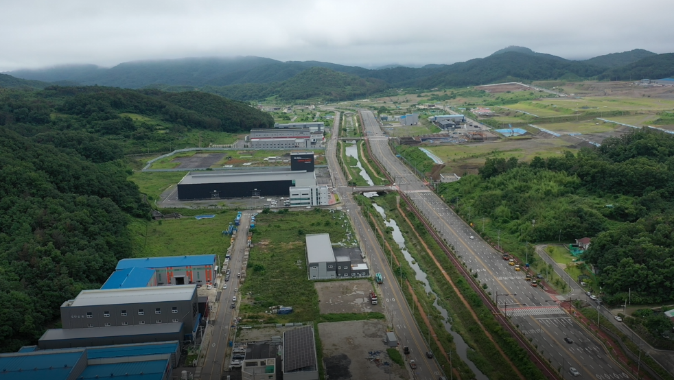 이차전지 특화단지인 포항 블루밸리국가산업단지. 내년 산단이 완공되면 이차전지 기업 20여 개가 입주할 예정이다.