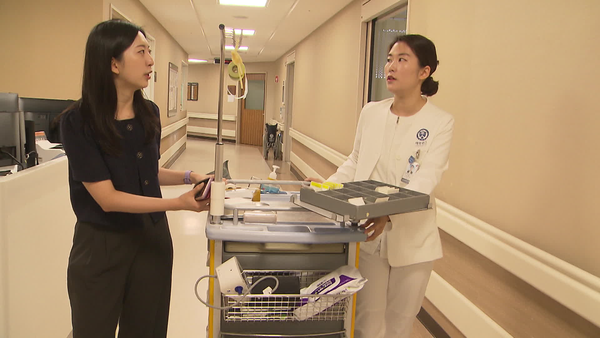 지난 19일 서울 서대문구 신촌 세브란스병원에서 만난 3년 차 이민애 간호사. 이 간호사는 주 4일제 시범사업 참여 이후 건강과 삶의 만족도가 모두 개선됐다고 말했다.
