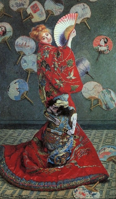 〈기모노를 입은 카미유〉 프랑스 화가 모네의 1876년 작품이다