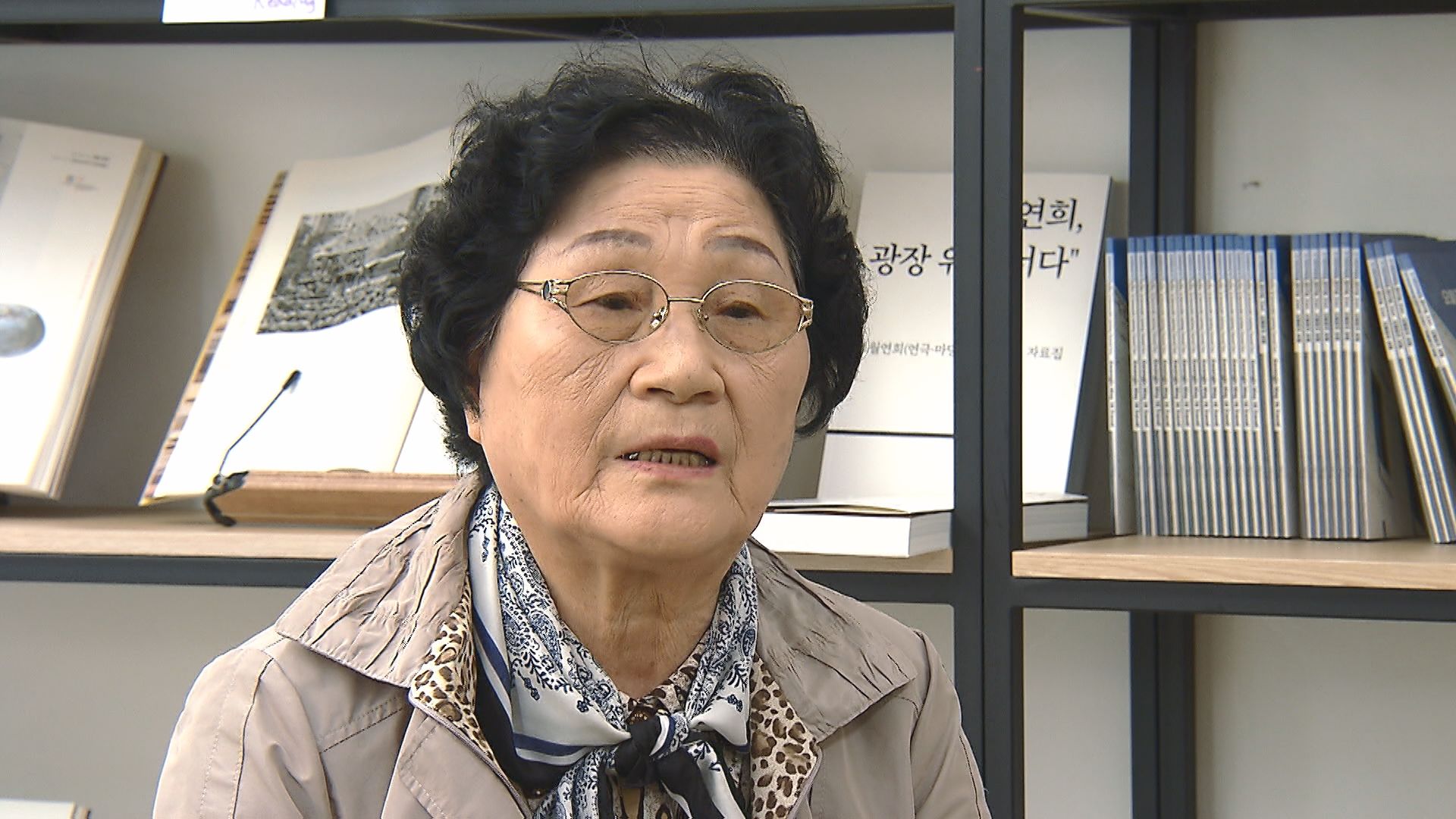 문재학 열사의 어머니 김길자여사