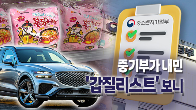 “불닭볶음면·15억 불꽃쇼 협찬해라”…중기부의 황당 ‘갑질’