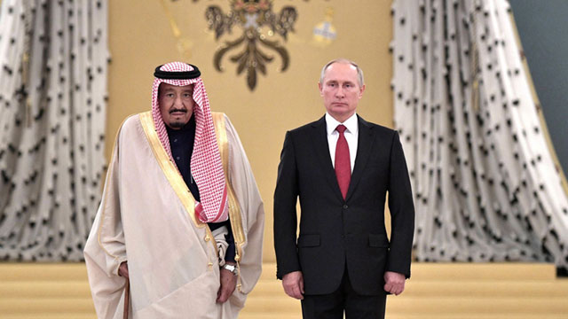 ‘푸틴’ 러시아 대통령과 ‘살만 빈 압둘아지즈 알사우드’ 사우디 국왕