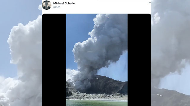 화산 폭발 생존자 ‘마이클 쉐드’ 트위터