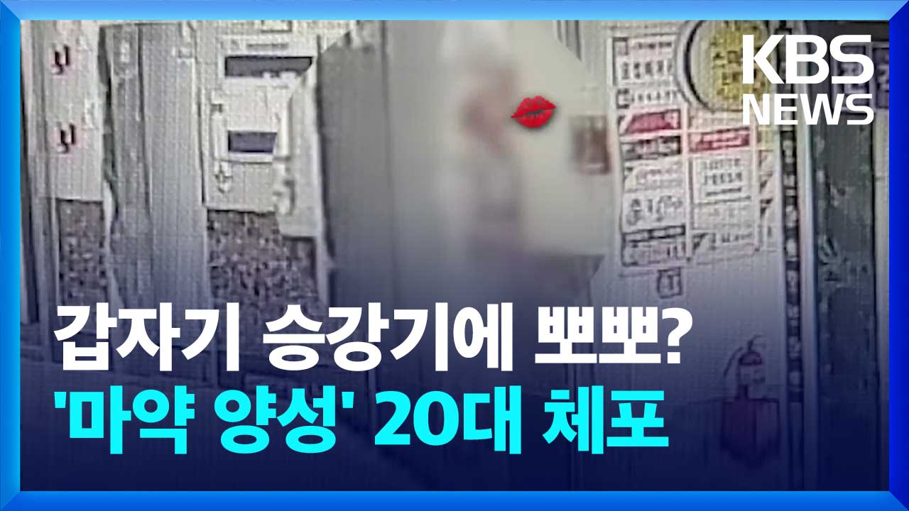 상가 승강기에 황당한 입맞춤…잡고보니 마약 취한 20대 여성 ‘체포’