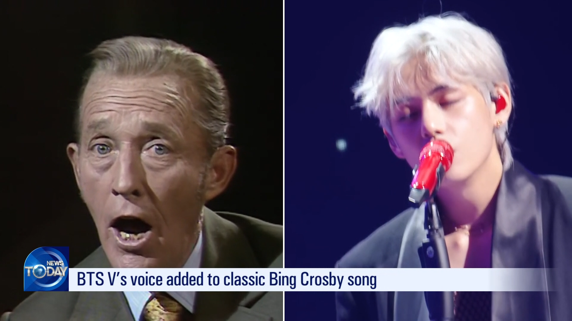 [News Today] V'S DUET WITH BING CROSBY