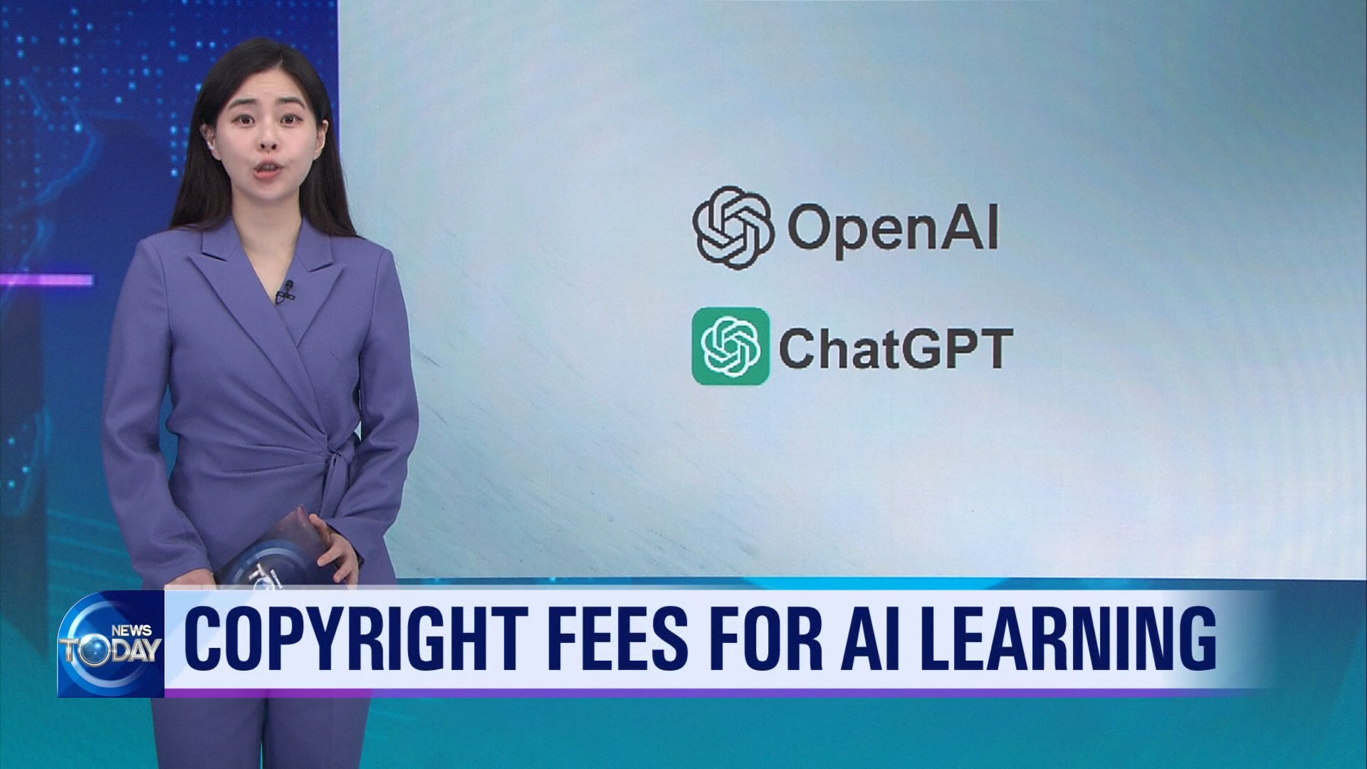 [News Today] COPYRIGHT FEES FOR AI LEARNING