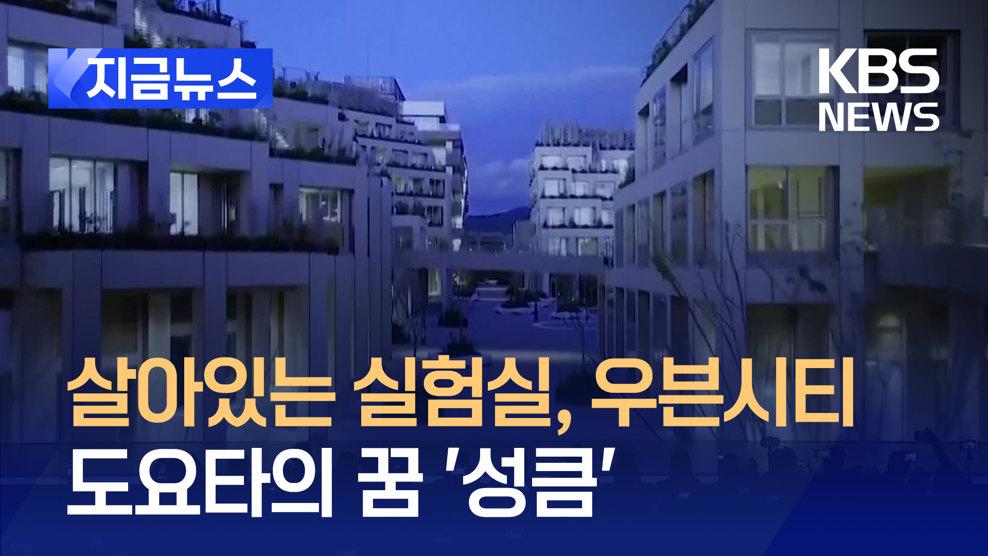 ‘살아있는 실험실, 우븐시티’…도요타의 꿈 성큼