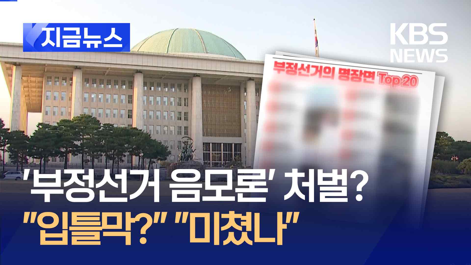 ‘부정선거 유포 처벌법안’ 나왔다…“표현자유 침해” 비판도