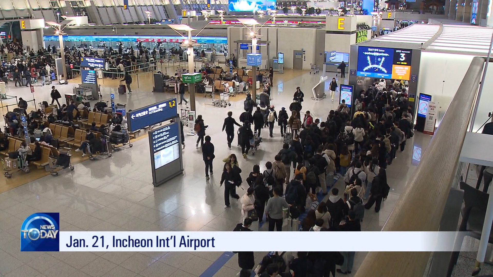 [News Today] AIRPORT PACKED AHEAD OF HOLIDAY