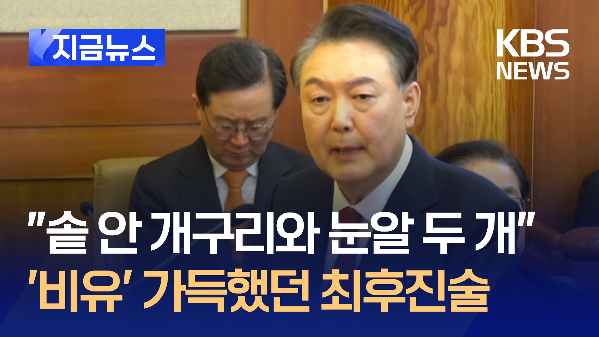 ‘뜨거운 솥안 개구리’부터 ‘눈알 두 개’까지…계엄 정당성 강변