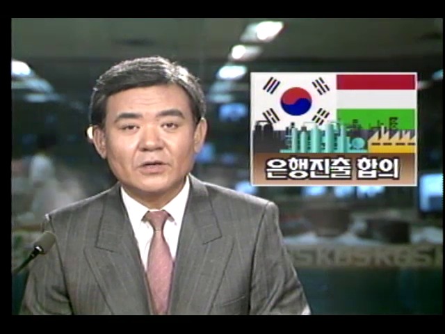 한국.헝가리 경제협력위원회, 은행진출 합의