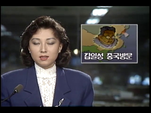 김일성 북한주석 중국 방문