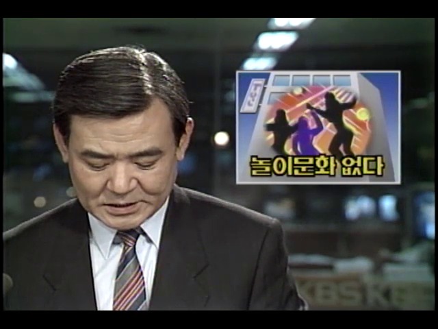 젊은이 놀이문화 문제점