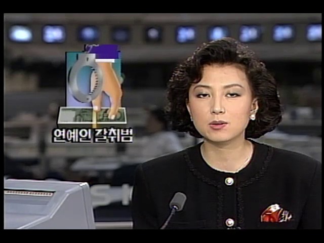 연예인 갈취범 검거