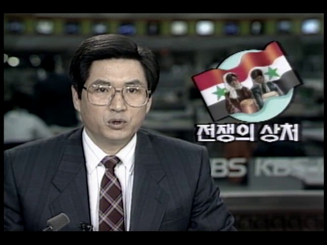 걸프전쟁으로 이라크 폐허