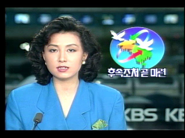 노태우 대통령 남북교류확대 후속조처마련 착수