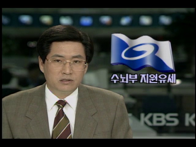 민자당 지구당대회 수뇌부 지원유세