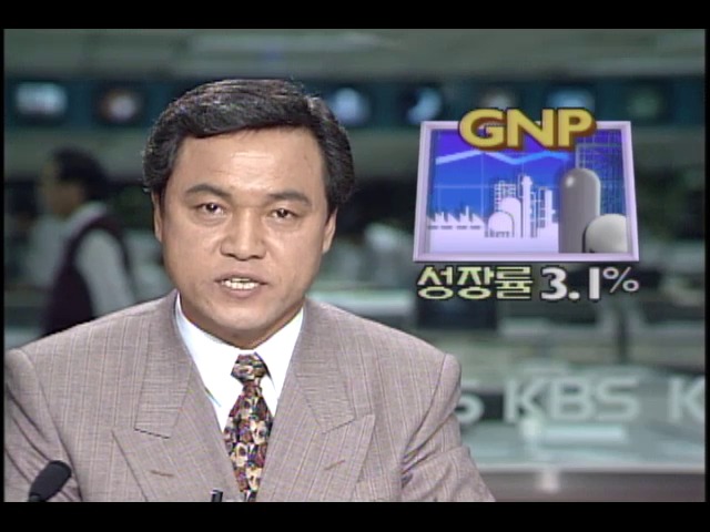 GNP 성장률 3.1%