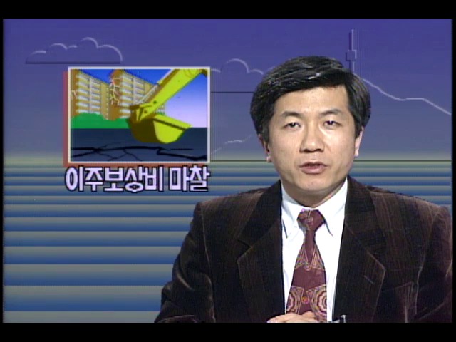 이주 보상비 마찰