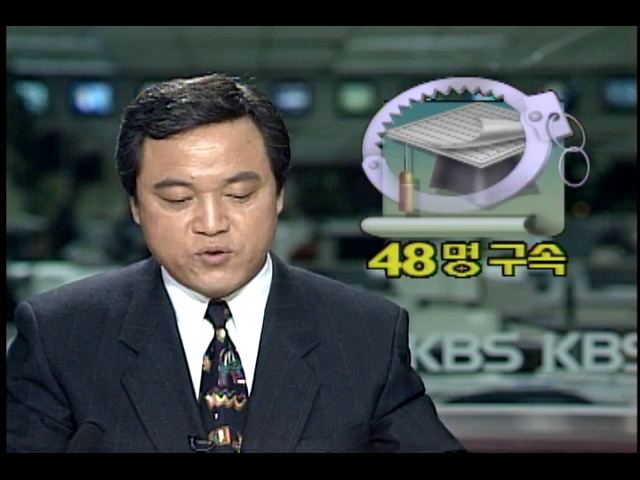 입시부정 사건 48명 구속