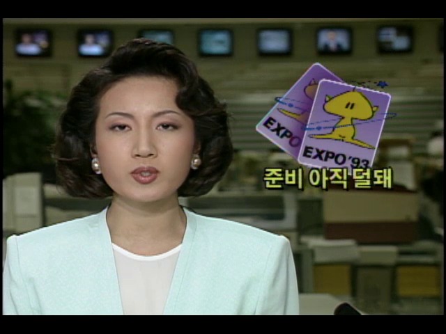 대전엑스포 박람회 준비 아직 덜돼