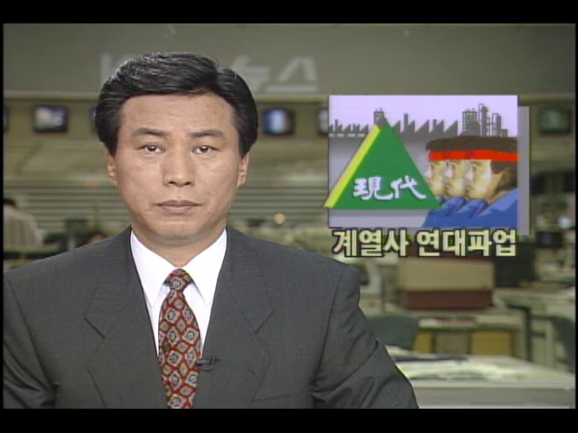 현대 8개 회사 연대파업 