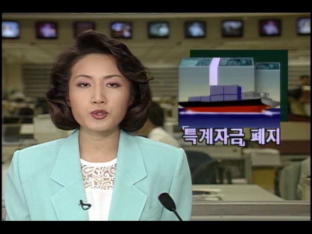 무역진흥 특별 설비자금 97년 폐지