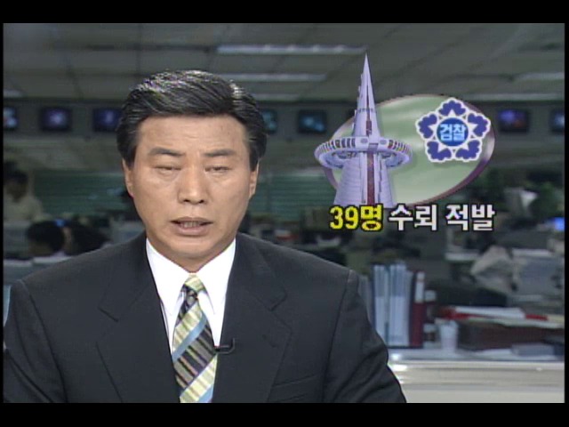 대전엑스포 조직위원회 파견공무원 39명 수뢰 적발