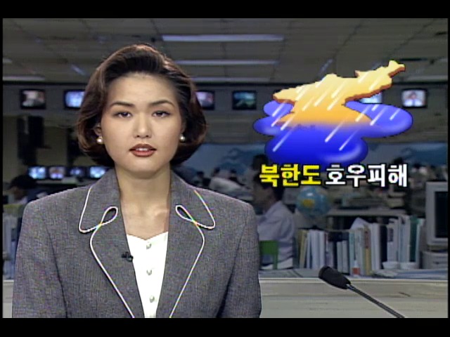 북한도 집중호우로 피해 커