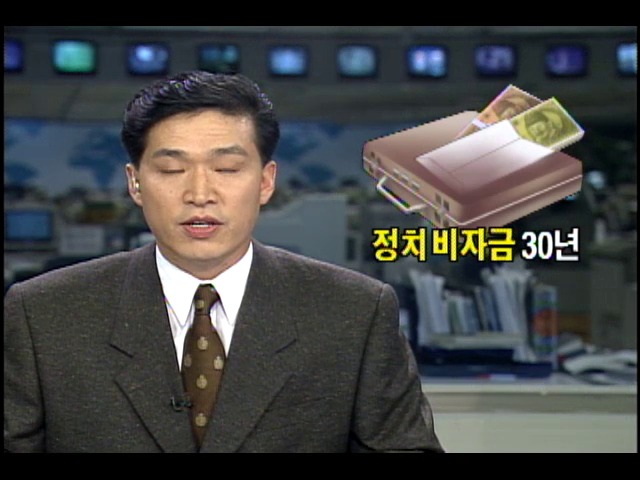 [정경유착 고리끊자] 정치 비자금 30년
