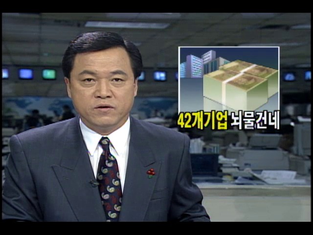 42개 기업, 전두환씨에 뇌물 건네