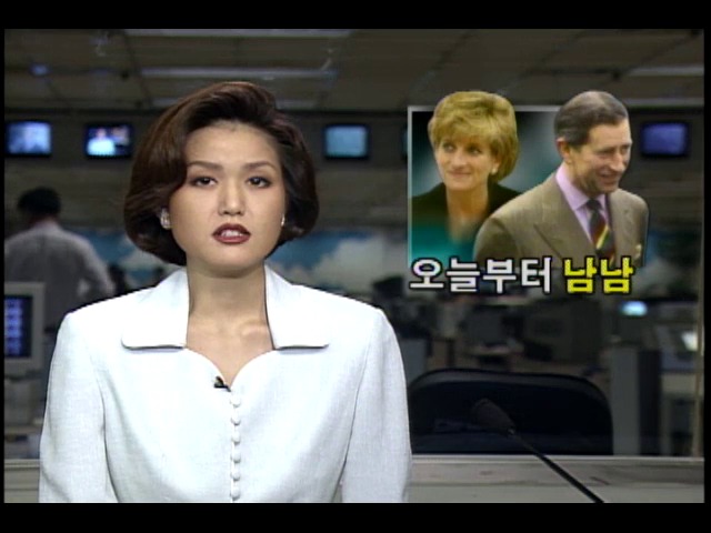 영국 찰스-다이애나 황태자 부부 이혼