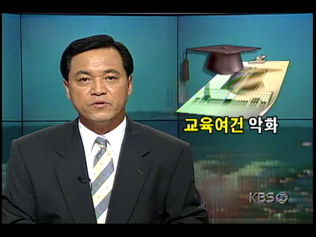 한국 대학 교육여건 악화