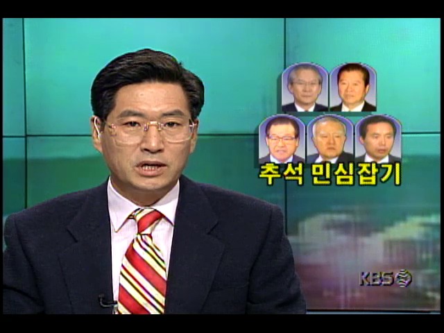 추석연휴기간 여야 대선후보들의 대선 전략